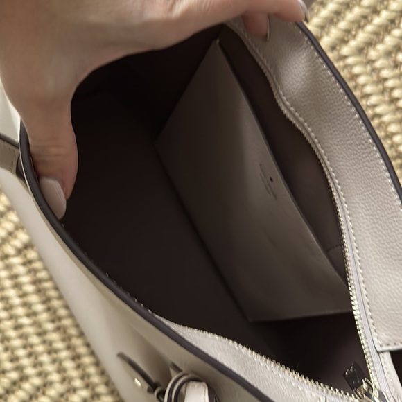 LAST CHANCE NWOT Kate Spade handbag crossbody light pink taupe beige - Picture 2 of 4